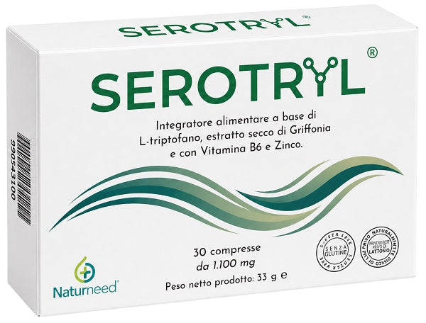 Serotryl 30 Compresse 1,1 Mg Senza Glutine Naturalmente Privo Di Lattosio