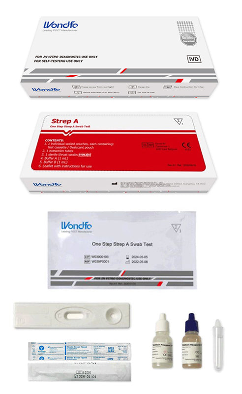 ONE STEP STREP A SWAB TEST - Lovesano 