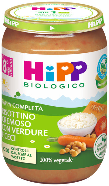 Hipp Risottino Cremoso Verdure Ceci 220 G - Lovesano 