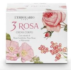 ERBOLARIO 3 ROSA CR CORPO 200ML - Lovesano 