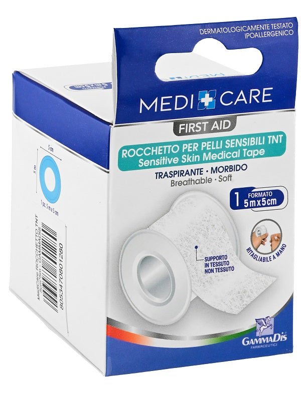 Cerotto In Rocchetto Medicare  Tnt Bianco 500x5 Cm - Lovesano 