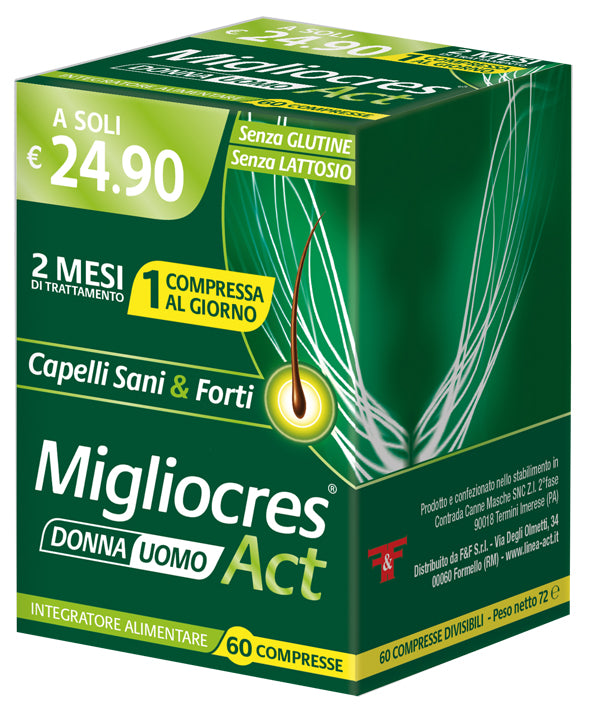 Migliocres Act 60 Compresse Divisibili - Lovesano 