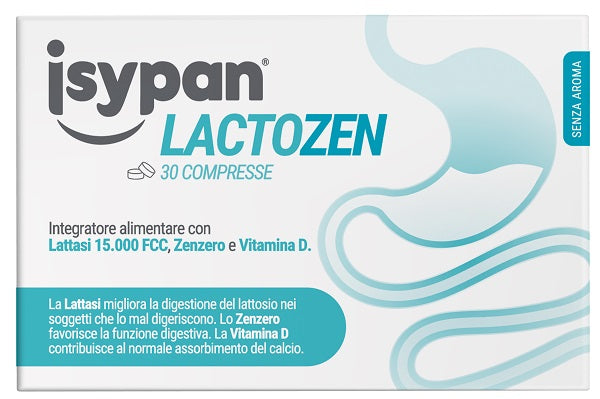 Isypan Lactozen 30 Compresse Da 0,48 G Senza Aroma Senza Glutine Senza Lattosio - Lovesano 