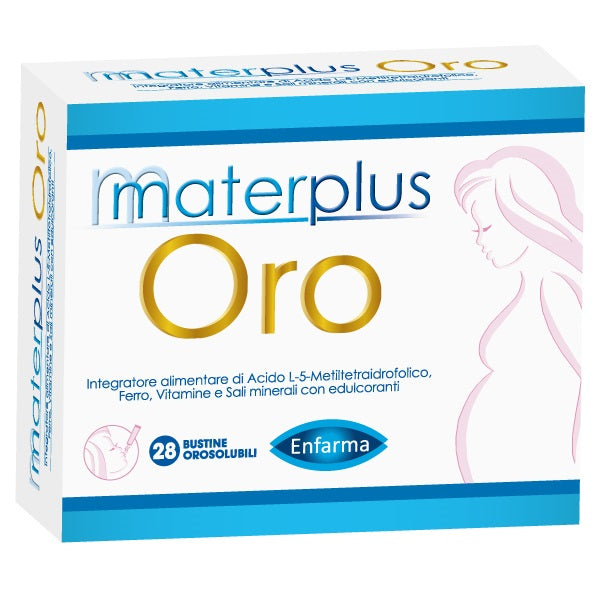 Materplus Oro 28 Bustine Orosolubili Da 1,8 G Con Edulcoranti