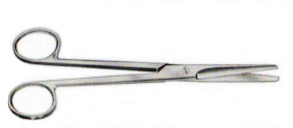 Forbice Retta Punte Smusse In Acciaio Per Chirurgia 11,5cm Monouso - Lovesano 