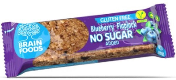 Brain Foods Barretta Mirtilli Senza Glutine 70 G - Lovesano 