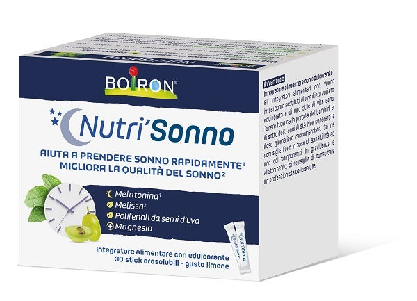 Nutri'sonno 30 Stick Orosolubili Gusto Limone - Lovesano 