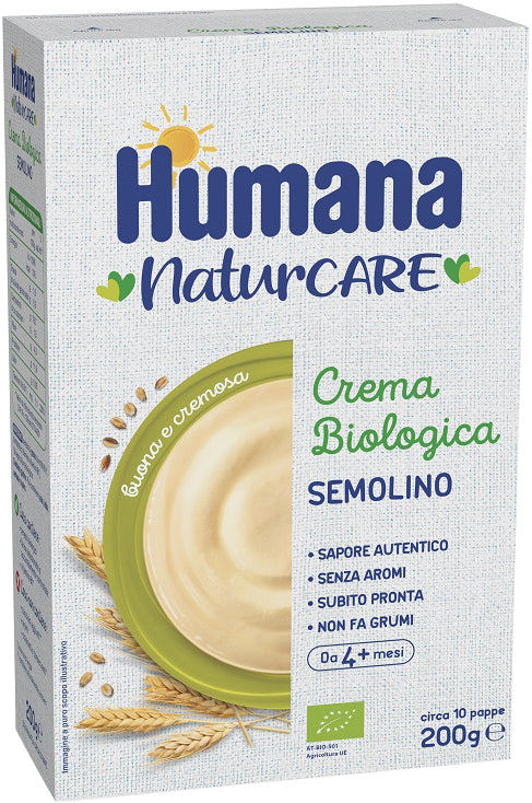 Humana Crema Biologica Semolino 200 G - Lovesano 