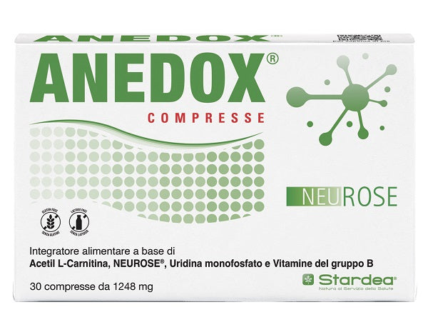 Anedox 30 Compresse Da 1248 Mg Senza Glutine Senza Lattosio