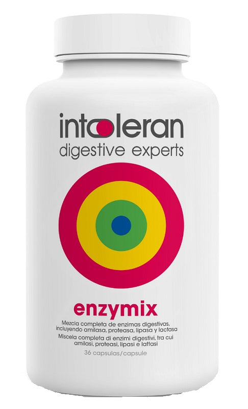 Enzymix Intoleran 36 Capsule Senza Glutine Senza Soia