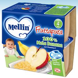 MELLIN FRUT PURA MELA/BAN4X100 - Lovesano 