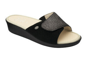 Ledel Glittered Microfibre+suede W Nero 36 - Lovesano 