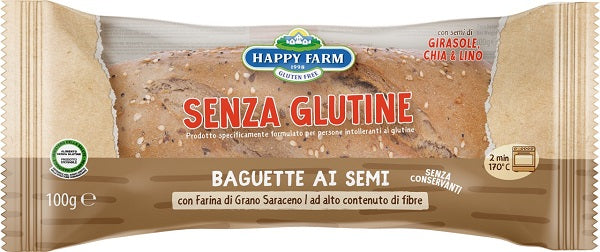 Happy Farm Baguette Scura Semi 100 G - Lovesano 
