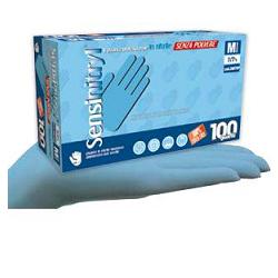 GUANTI NITR. S/POLV ME 100PZ AZZ - Lovesano 