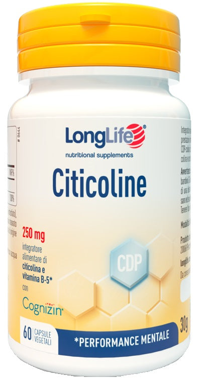 Longlife Citicoline 60 Capsule Vegetali Da 500 Mg - Lovesano 