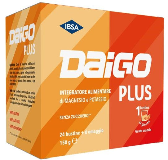 Daigo Mgk Plus Arancia 24 + Senza Zucchero Con Edulcoranti 6 Bustine