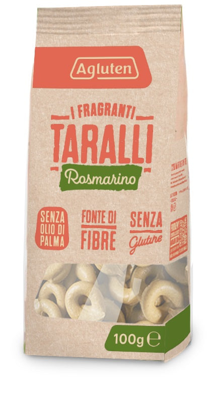 Agluten Taralli Rosmarino 100 G - Lovesano 