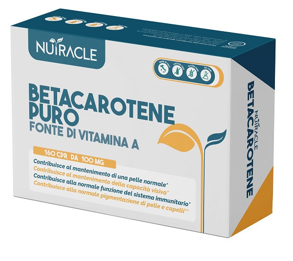 Nutracle Betacarotene Puro 160 Compresse Da 100 Mg