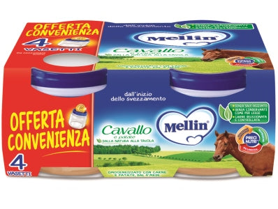 MELLIN OMOG CAVALLO 4X80G - Lovesano 