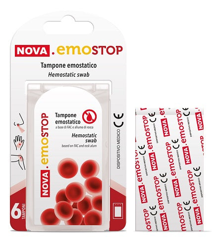 Nova Emostop Tampone Emostatico 6 Pezzi - Lovesano 