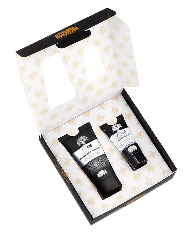 M-oud Cofanetto Gel Bagnodoccia Profumato 75 Ml + Balsamo Dopobarba 20ml