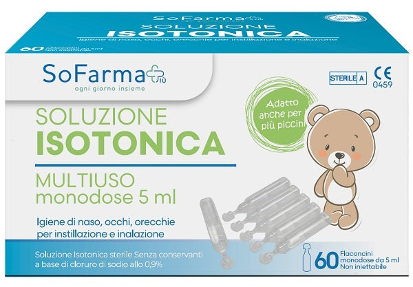 Soluzione Salina 0,9% 60 Flaconi 5 Ml Sofarmapiu' - Lovesano 