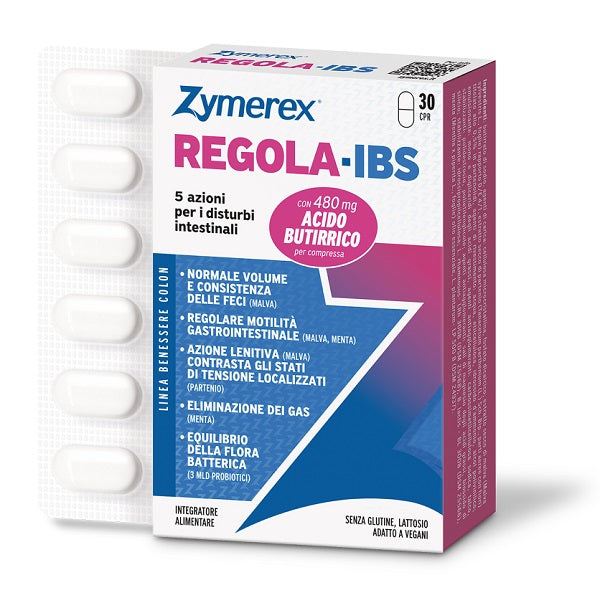 Zymerex Regola-ibs 30 Compresse Senza Glutine Senza Lattosio