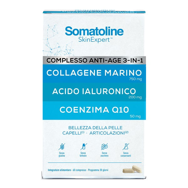 Somatoline Complesso Anti Age 3in1 60 Compresse Senza Glutine Senza Lattosio