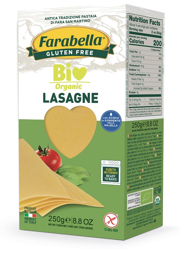 Farabella Lasagna Bio 250 G - Lovesano 