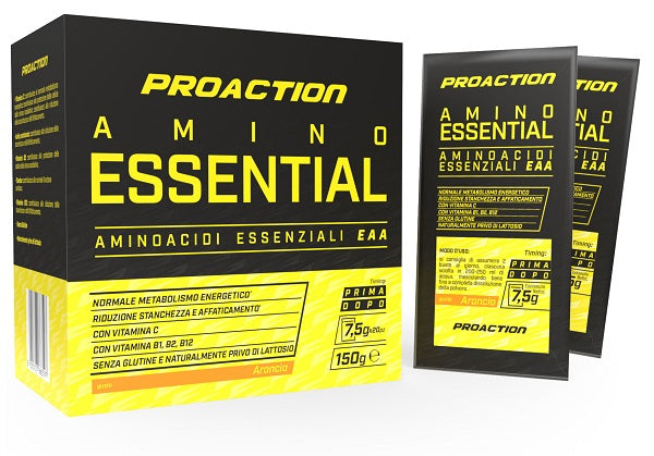 Proaction Pro Amino Essential 20 Bustine Da 7,5 G - Lovesano 