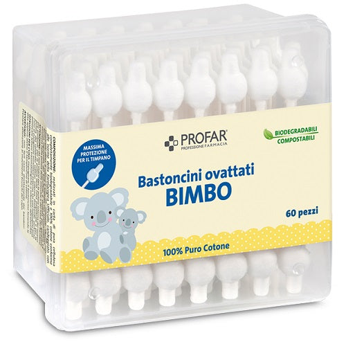 Profar Bastoncini Ovattati Bimbo 60 Pezzi - Lovesano 