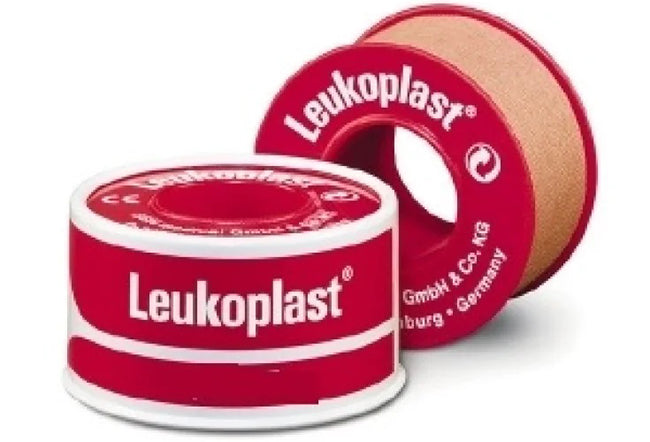 Cerotto Chirurgico Perforato Per Fissaggio Medicazioni In Rocchetto Leukoplast Supporto Viscosa Color Pelle Massa Adesiva Caucciu' Ossido Di Zinco 1,25x500cm - Lovesano 