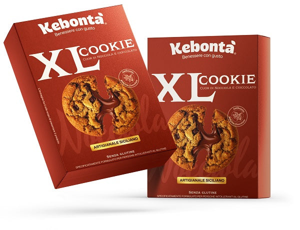 Kebonta' Cookie Xl Cuor Di Nocciola 4x50 G - Lovesano 