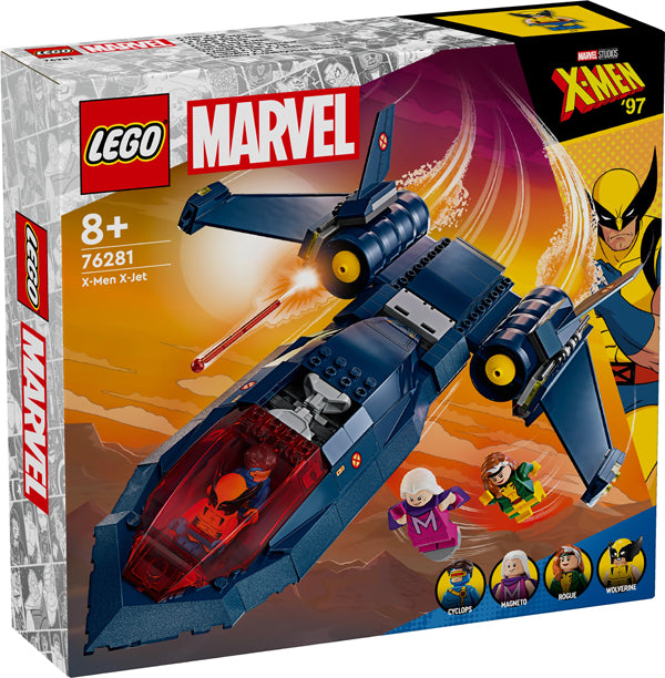 LEGO 76281 X-JET DI X-MEN - Lovesano 