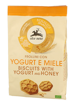 ALCE NERO Frollini Yogurt Miele Bio 250g - Lovesano 