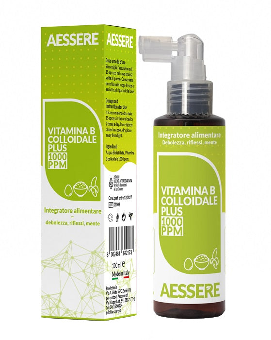 Vitamina B Colloidale Plus Spray 1000ppm 100 Ml - Lovesano 