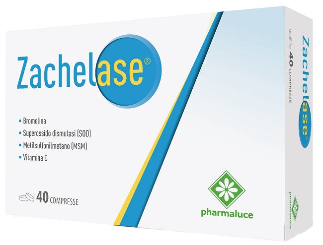 Zachelase 40 Compresse Senza Glutine Naturalmente Privo Di Lattosio
