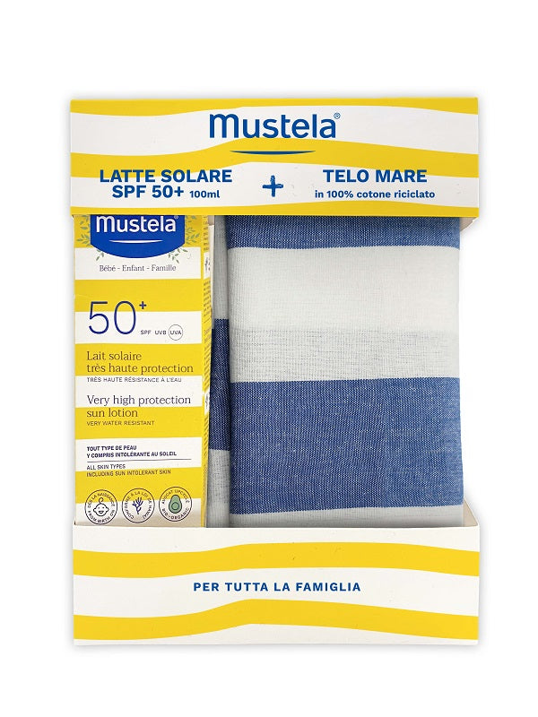 Mustela Latte Solare 100 Ml + Telo Mare - Lovesano 