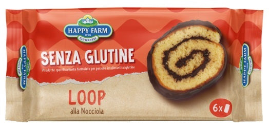 Happy Farm Loop Nocciola 6 Pezzi Da 36 G - Lovesano 
