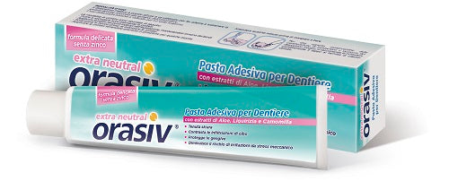 Orasiv Extra Neutral Pasta Adesiva Per Dentiere 40 G - Lovesano 
