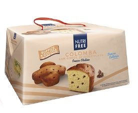 Nutrifree Colomba Con Gocce Di Cioccolato Senza Lattosio 550 G - Lovesano 