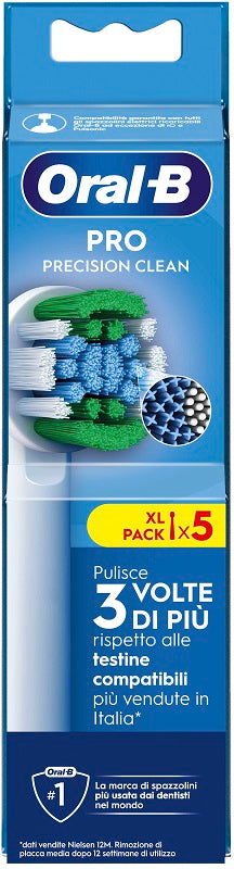 Oralb Precisionclean Refill 5 Pezzi - Lovesano 