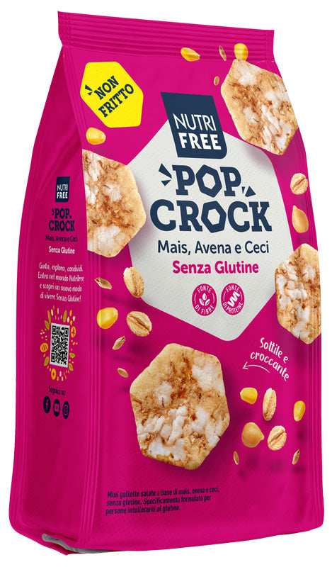 Nutrifree Pop Crock Mais Avena E Ceci 60 G