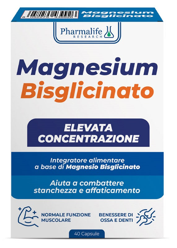 Magnesium Bisglicinato 40 Capsule Senza Glutine