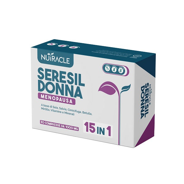 Nutracle Seresil Donna Menopausa 30 Compresse Da 1000 Mg - Lovesano 