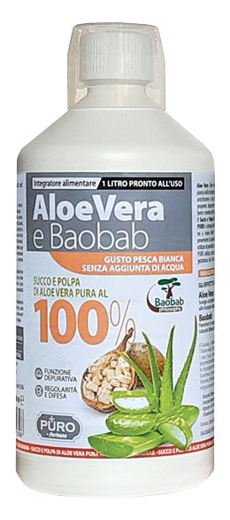 PURO Aloe Vera 100% + Baobab Pesca - Lovesano 