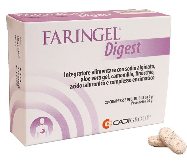 Faringel Digest 20 Compresse Deglutibili - Lovesano 