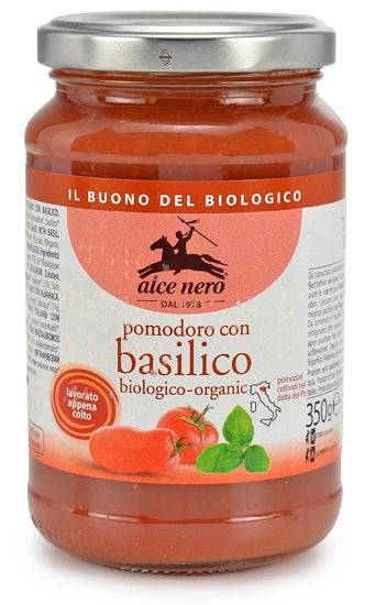 POMODORO C/BASILICO BIO350G ALCE - Lovesano 