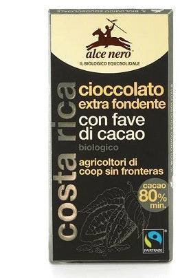 ALCE NERO Tavoletta Cioccolato ExtraFondente 100g - Lovesano 