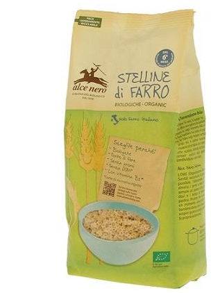 ALCE NERO Pasta Stelline Farro Bio 500g - Lovesano 